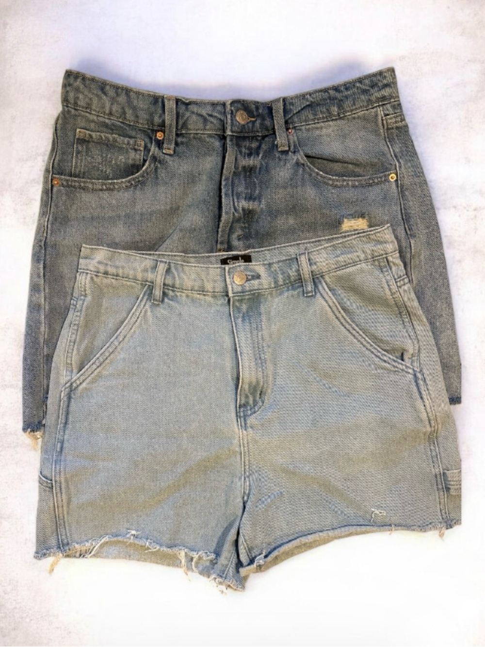Wild Fable & Simple Society Denim Shorts Bundle Set Size 10 11/30 Distressed